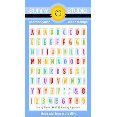 Sunny Studio Clear Stamps - Kinsley Alphabet